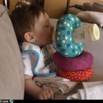 Gotta feed the baby AND do the laundry? I can fix that!