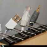 Cables falling behind the desk?